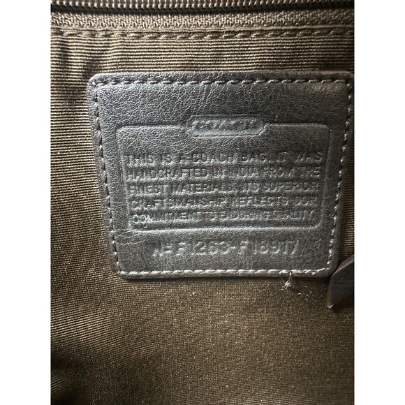 Coach 18917 Peyton Signature Brown Leather Tote Purse Handbag Shoulder - Picture 5 of 6